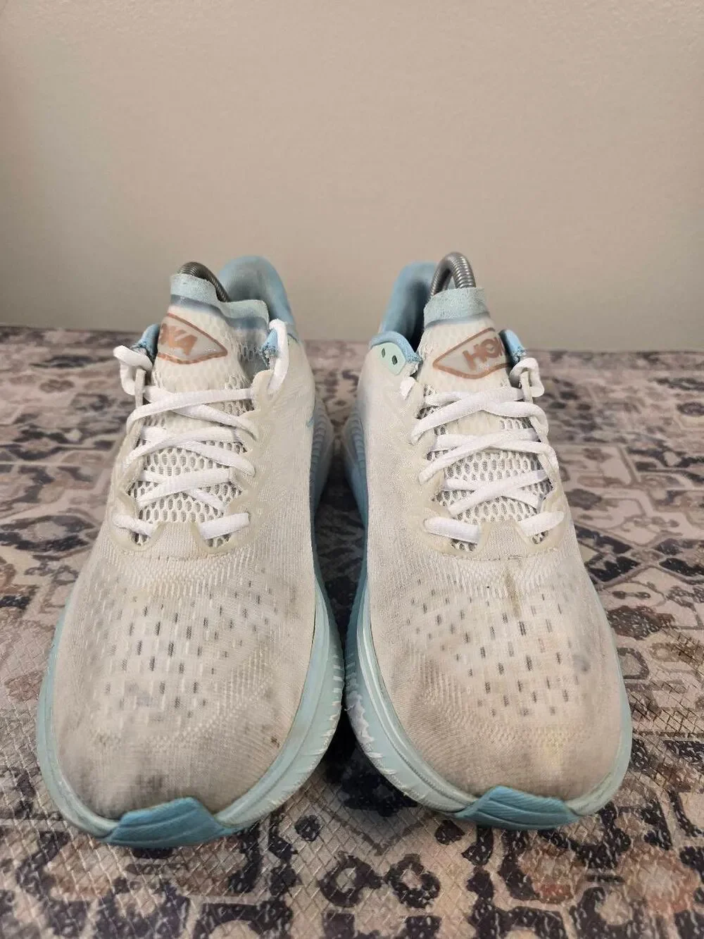 HOKA Mach 6 Frost Rose Gold Women's Running Shoes Size 9 B Athletic Sneakers